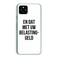 Belastinggeld: Google Pixel 5a 5G Transparant Hoesje