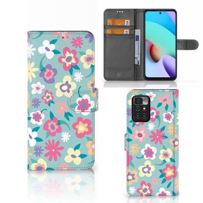 Xiaomi Redmi 10 Hoesje Flower Power Xiaomi Redmi 10 Hoesje Flower Power