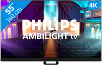 Philips 55OLED908/12 AMBILIGHT tv, Ultra HD OLED, Ambilight 3 net gen., Google TV, Ultra HD Premium, P5 AI Perfect Picture 139,7 cm (55") 4K Ultra HD Wifi Metallic