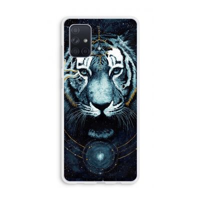 Darkness Tiger: Galaxy A71 Transparant Hoesje