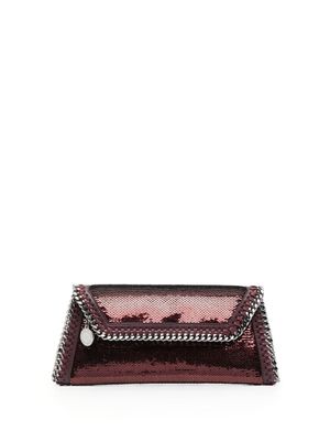 Stella McCartney pochette à sequins brodés - Rouge