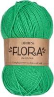 Drops Flora Uni Colour 27 Papegaai Groen