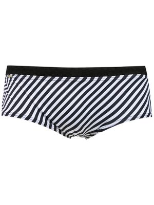 Amir Slama striped swim briefs - Noir