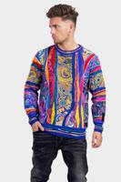 Carlo Colucci C11705 141 Sweater Heren - Maat S - Kleur: Blauw | Soccerfanshop - thumbnail