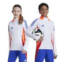 adidas Tiro 24 Trainingstrui 1/4-Zip Kids Wit Rood Donkerblauw - thumbnail