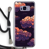 Patroon Wolken: Samsung Galaxy S8 Transparant Hoesje met koord