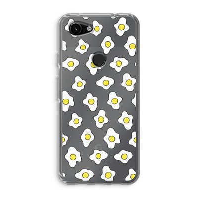 Spiegeleitjes: Google Pixel 3a Transparant Hoesje