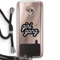 Girl Gang: Motorola Moto G6 Transparant Hoesje met koord