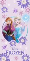 Frozen Anna & Elsa strandlaken 70 x 140 cm - katoen