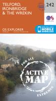 Wandelkaart - Topografische kaart 242 OS Explorer Map | Active Telford / Ironbridge / The Wrekin | Ordnance Survey