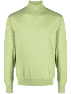Fileria pull en laine vierge à col roulé - Vert