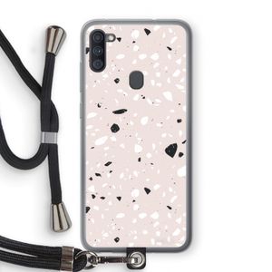 Terrazzo N°20: Samsung Galaxy A11 Transparant Hoesje met koord