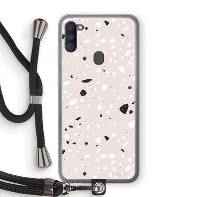 Terrazzo N°20: Samsung Galaxy A11 Transparant Hoesje met koord