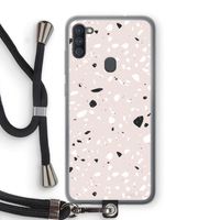 Terrazzo N°20: Samsung Galaxy A11 Transparant Hoesje met koord