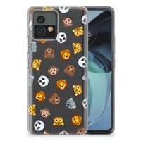 TPU bumper voor Motorola Moto G72 Dieren Emojis - thumbnail