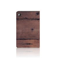 Samsung Galaxy Tab A8 2021/2022 Tablet Book Cover Old Wood - thumbnail