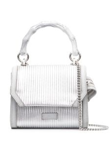 Lancel petit sac Ninon De Lancel à rabat - Argent