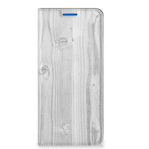 OPPO Reno6 5G Book Wallet Case White Wood