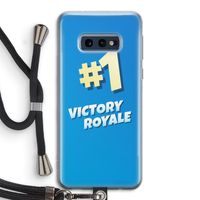 Victory Royale: Samsung Galaxy S10e Transparant Hoesje met koord