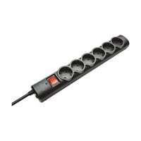 Strip 6 Tomas Schuko Trust 21059 230 V Zwart Strip 6 Tomas Schuko Trust 21059 230 V Zwart