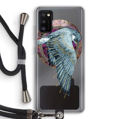 Golden Falcon: Samsung Galaxy A41 Transparant Hoesje met koord
