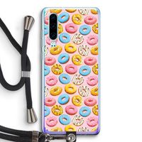 Pink donuts: Huawei P30 Transparant Hoesje met koord