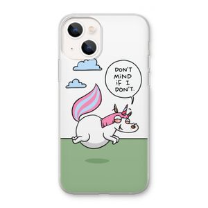 Unicorn: iPhone 13 mini Transparant Hoesje