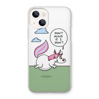 Unicorn: iPhone 13 mini Transparant Hoesje