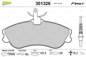 Valeo Remblokset 301326