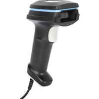 Manhattan neu 2D-barcodescanner Kabel 1D, 2D LED Zwart Handmatig USB-A