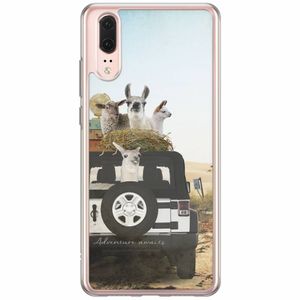 Huawei P20 siliconen hoesje - Adventure awaits