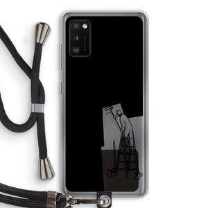 Musketon Painter: Samsung Galaxy A41 Transparant Hoesje met koord
