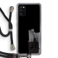 Musketon Painter: Samsung Galaxy A41 Transparant Hoesje met koord