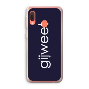 Gijweet: Samsung Galaxy A20e Transparant Hoesje