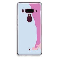 Pink panty: HTC U12+ Transparant Hoesje