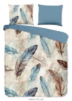 Good Morning Dekbedovertrek "veren" - Multi - (200x200/220 cm) - Katoen