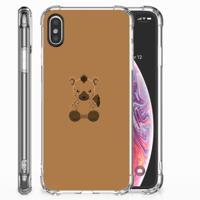 Apple iPhone X | Xs Stevig | Bumper Hoesje | Baby Hyena
