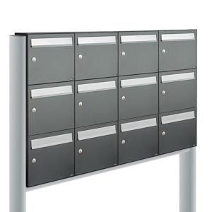 Allux Flow Set 4-Breed, 3-Hoog Op Statief Antraciet - 40040065_4x3s