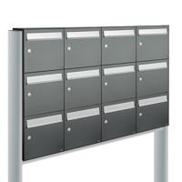 Allux Flow Set 4-Breed, 3-Hoog Op Statief Antraciet - 40040065_4x3s