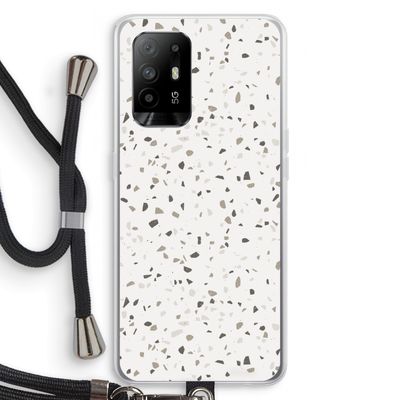 Terrazzo N°14: Oppo A95 5G Transparant Hoesje met koord