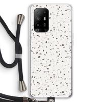 Terrazzo N°14: Oppo A95 5G Transparant Hoesje met koord Terrazzo N°14: Oppo A95 5G Transparant Hoesje met koord