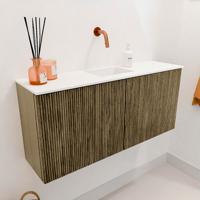 Toiletmeubel Mondiaz Joya | 90 cm | Meubelkleur Dusk | Faye wastafel Talc Midden | Zonder kraangat(en) Toiletmeubel Mondiaz Joya | 90 cm | Meubelkleur Dusk | Faye wastafel Talc Midden | Zonder kraangat(en)