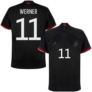 Duitsland Shirt Uit 2021-2022 + Werner 11