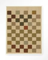 Urban Cotton Wandkleed 'Cuba' 80 x 110cm in Floating Frame - off white