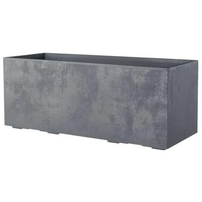 Muret Plantenbak - DEROMA - Millennium R - Asgrijs - Met waterreservoir - Wielen - 99 cm
