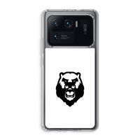Angry Bear (white): Xiaomi Mi 11 Ultra Transparant Hoesje