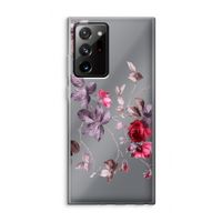 Mooie bloemen: Samsung Galaxy Note 20 Ultra / Note 20 Ultra 5G Transparant Hoesje