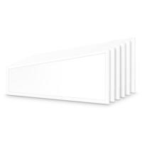 6x LED Paneel - 30 x 120 cm - 36 Watt - 4320lm (120lm/W) - 4000K neutraal wit - Flikkervrij - UGR22 - 50.000 branduren 6x LED Paneel - 30 x 120 cm - 36 Watt - 4320lm (120lm/W) - 4000K neutraal wit - Flikkervrij - UGR22 - 50.000 branduren