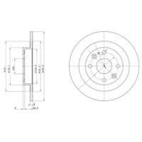 Delphi Diesel Remschijf BG2805C - thumbnail