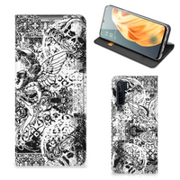 Mobiel BookCase OPPO Reno3 | A91 Skulls Angel